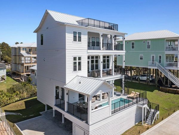 Two Luxury Vacation Homes with Private Pool on 30A Sleeping 29 Guests
