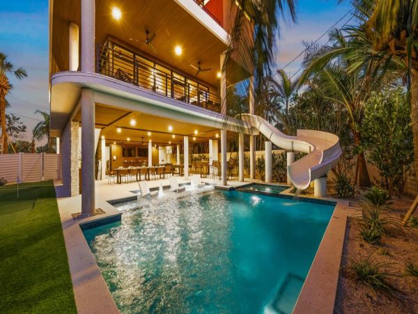 Luxury Siesta Key Villa with a Pool, Rooftop Views, & Great Amenities