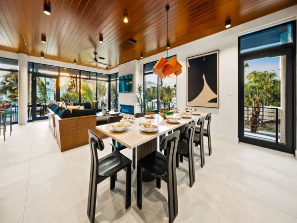 Luxury Siesta Key Villa with a Pool, Rooftop Views, & Great Amenities