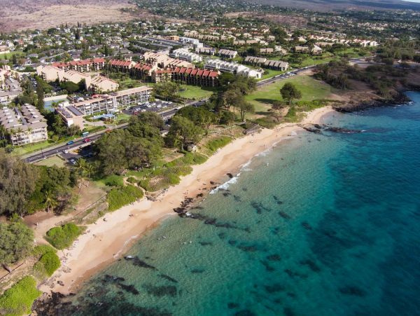 Wailea Two Bedroom Beachfront Vacation Condo