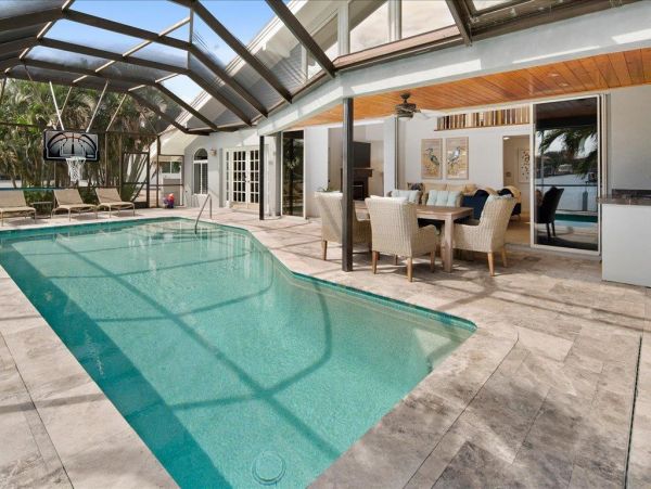 Spacious Waterfront Marco Island Home with Screened Pool