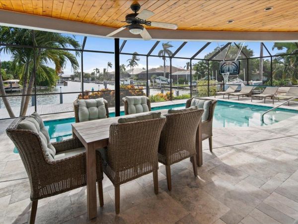 Spacious Waterfront Marco Island Home with Screened Pool