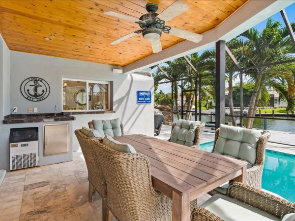 Spacious Waterfront Marco Island Home with Screened Pool