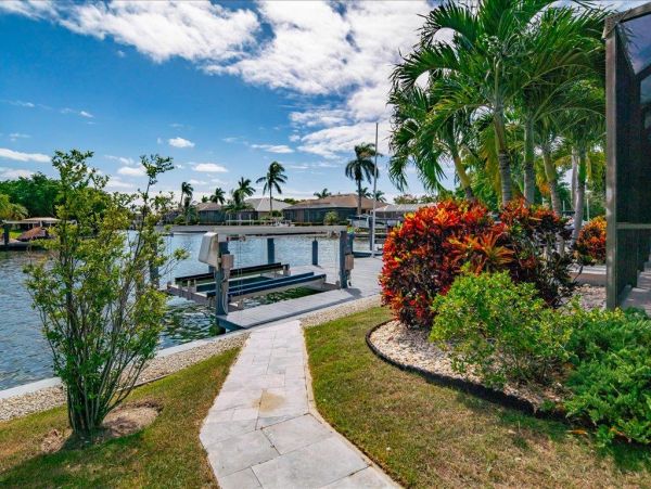 Spacious Waterfront Marco Island Home with Screened Pool
