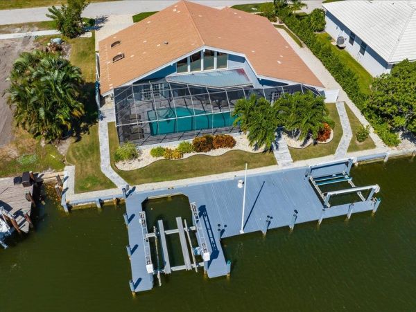 Spacious Waterfront Marco Island Home with Screened Pool