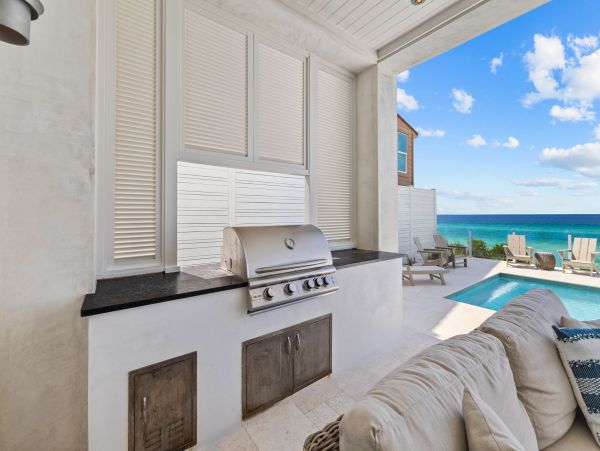 Gulf-Front Rosemary Beach Home with Private Beach Access