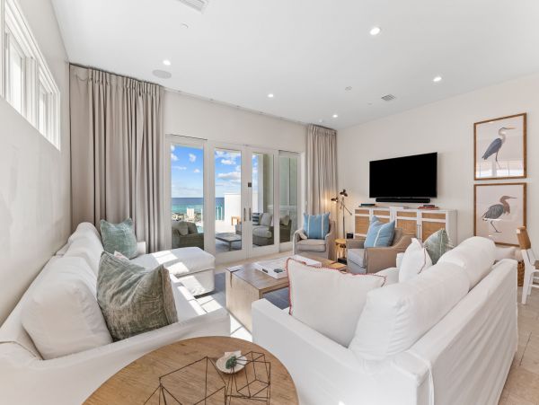 Gulf-Front Rosemary Beach Home with Private Beach Access