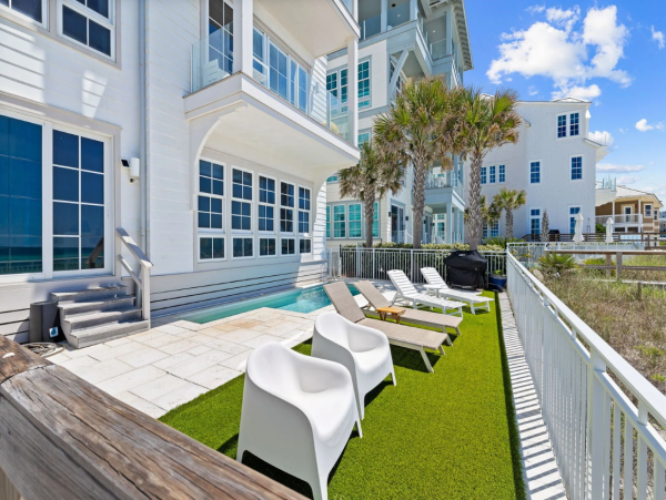 Inlet Beach Rental: 5 Bedrooms, Private Pool, Gulf Access