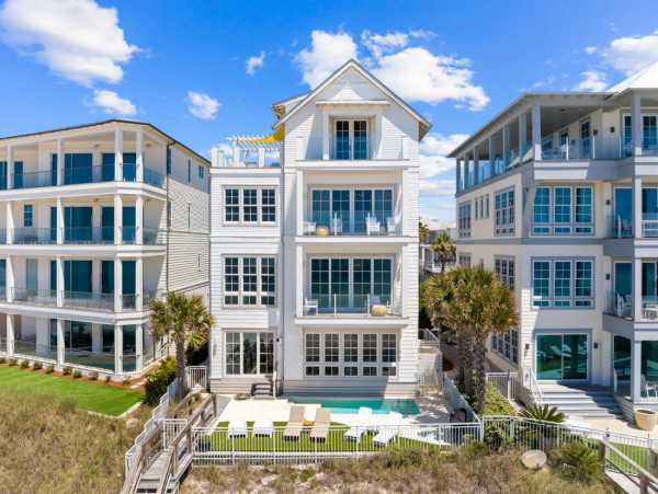 Inlet Beach Rental: 5 Bedrooms, Private Pool, Gulf Access