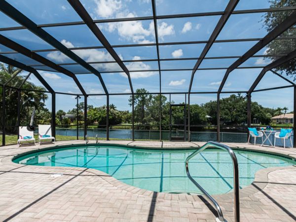 River Front Three Bedroom Vacation Home in Naples