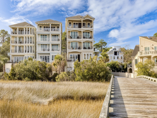 Hilton Head Luxury Family Home with Infinity Pool Steps to Beach Sleeps 24