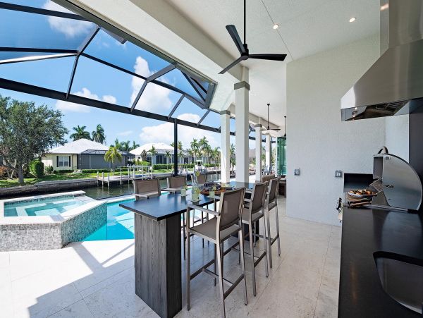 Canal Front Four Bedroom Vacation Rental in Marco Island