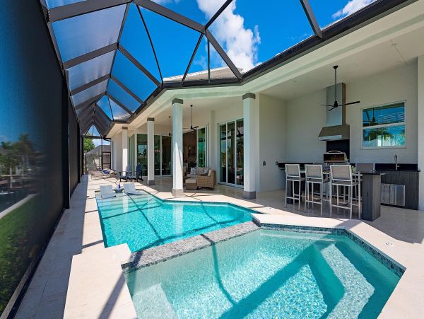 Canal Front Four Bedroom Vacation Rental in Marco Island