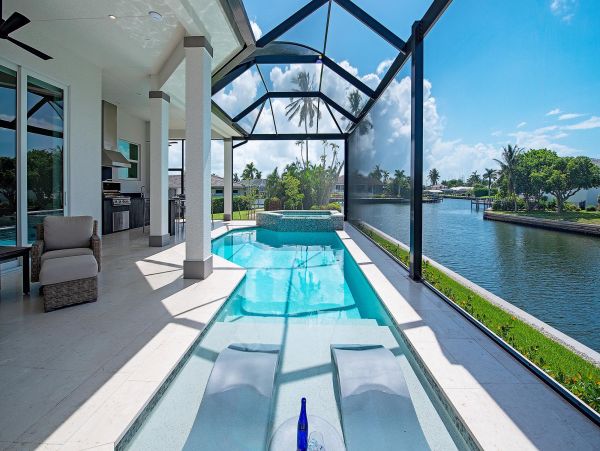 Canal Front Four Bedroom Vacation Rental in Marco Island