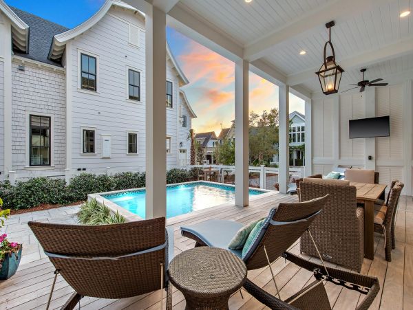 Gated 30A Vacation Rental with Pool & Carriage House