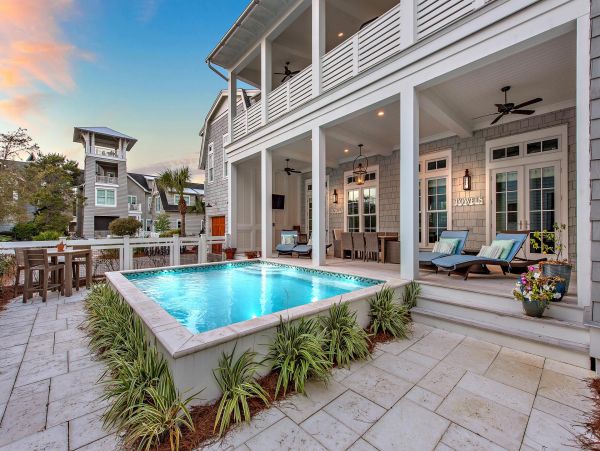 Gated 30A Vacation Rental with Pool & Carriage House