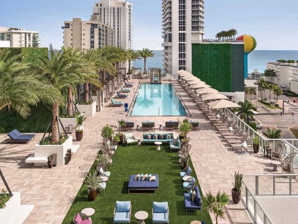 Hollywood Beach Oceanfront Condo - 3 Bedroom Luxury Suite with Resort Amenities