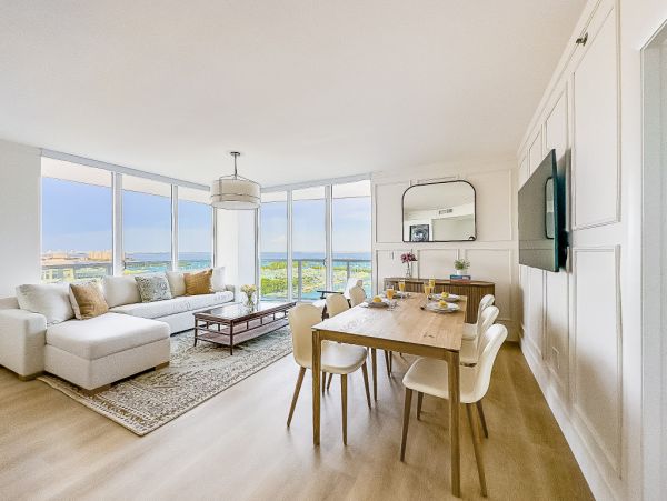 Miami One Bedroom Rental Condo with Panoramic Ocean Views