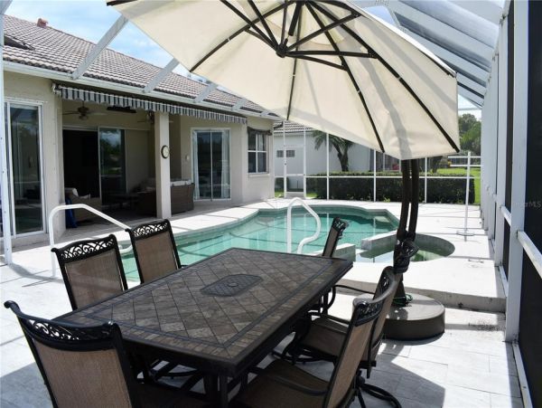 Gated Sarasota Golf Community Home with Private Spa
