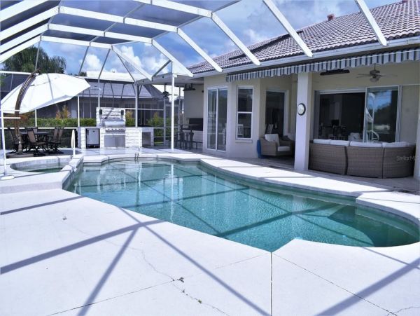 Gated Sarasota Golf Community Home with Private Spa