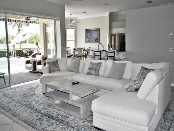 Gated Sarasota Golf Community Home with Private Spa