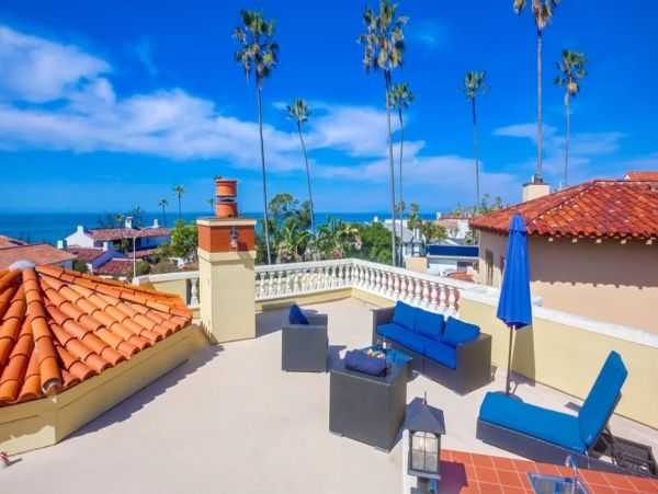 La Jolla Four Bedroom Walk to Beach Rental Home