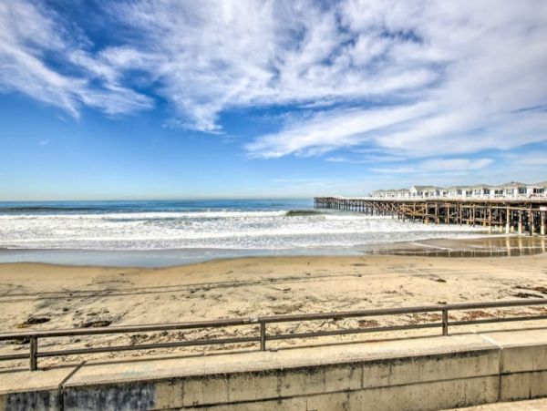 Pacific Beach Oceanfront Two Bedroom Vacation Condo