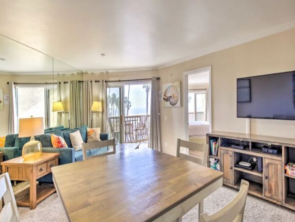 Pacific Beach Oceanfront Two Bedroom Vacation Condo