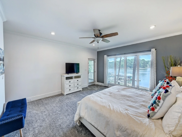 Lakefront 7-Bedroom Home at Lake Norman with Private Pool