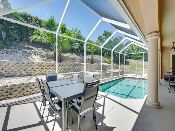 Marco Island 4-Bdrm Vacation Home with a Backyard Oasis & Private Pool