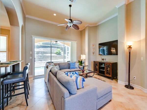 Marco Island 4-Bdrm Vacation Home with a Backyard Oasis & Private Pool