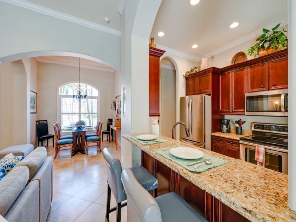 Marco Island 4-Bdrm Vacation Home with a Backyard Oasis & Private Pool