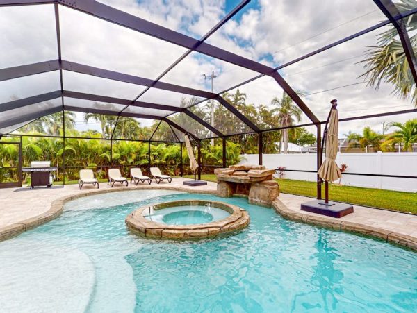 Cape Coral Home With Heated Saltwater Pool and Spa