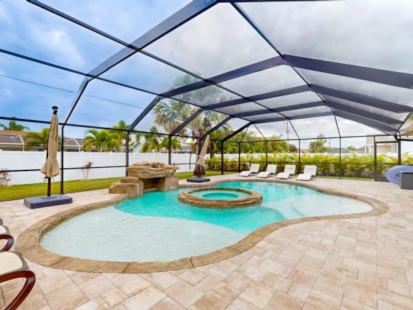 Cape Coral Home With Heated Saltwater Pool and Spa