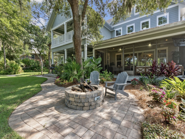 Amelia Island Luxury Vacation Rental Lofton Creek Waterfront Estate with Pool & Dock