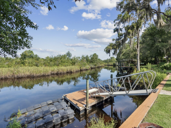Amelia Island Luxury Vacation Rental Lofton Creek Waterfront Estate with Pool & Dock
