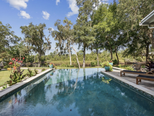 Amelia Island Luxury Vacation Rental Lofton Creek Waterfront Estate with Pool & Dock