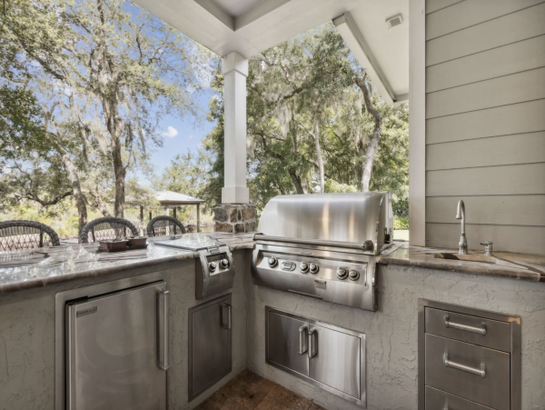 Amelia Island Luxury Vacation Rental Lofton Creek Waterfront Estate with Pool & Dock