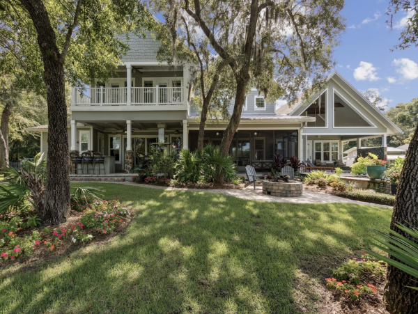 Amelia Island Luxury Vacation Rental Lofton Creek Waterfront Estate with Pool & Dock