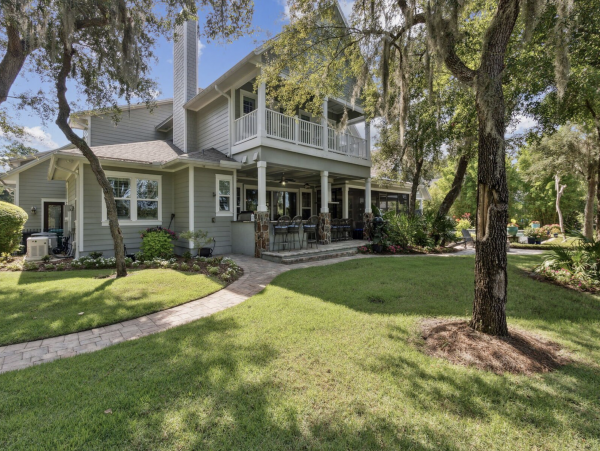 Amelia Island Luxury Vacation Rental Lofton Creek Waterfront Estate with Pool & Dock