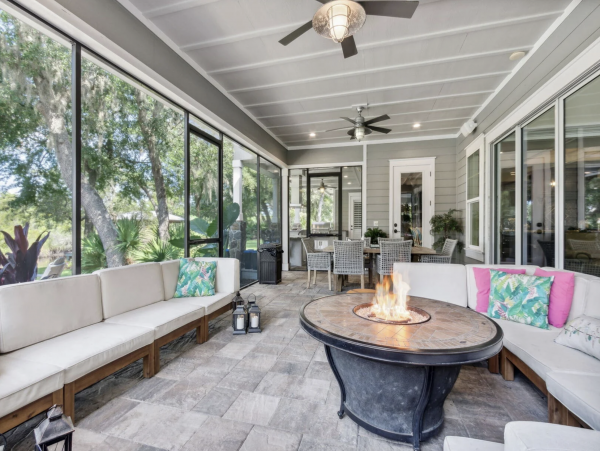 Amelia Island Luxury Vacation Rental Lofton Creek Waterfront Estate with Pool & Dock