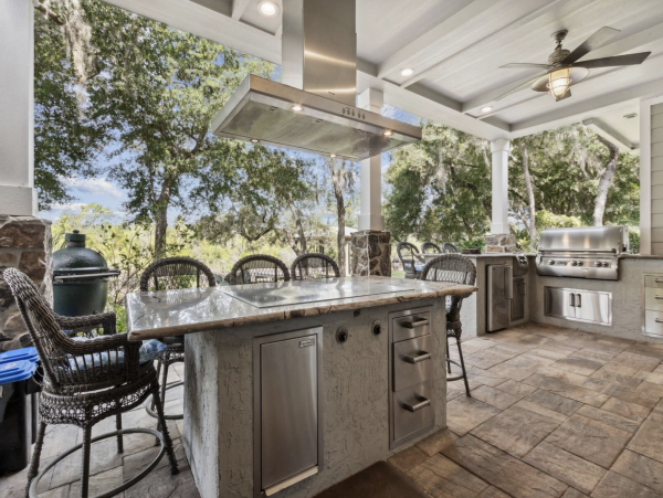 Amelia Island Luxury Vacation Rental Lofton Creek Waterfront Estate with Pool & Dock
