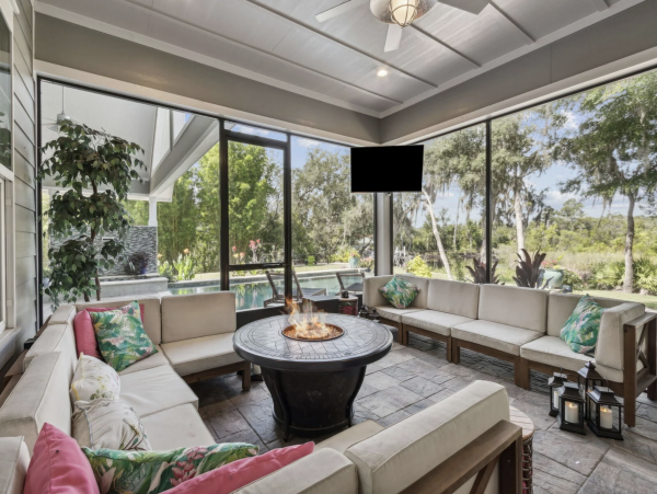 Amelia Island Luxury Vacation Rental Lofton Creek Waterfront Estate with Pool & Dock