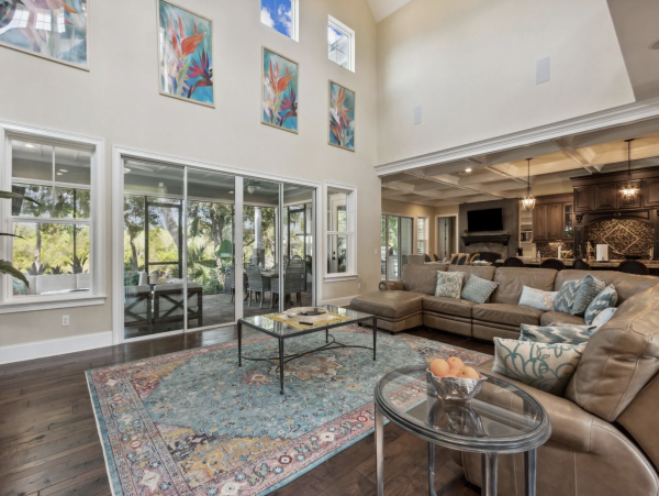 Amelia Island Luxury Vacation Rental Lofton Creek Waterfront Estate with Pool & Dock