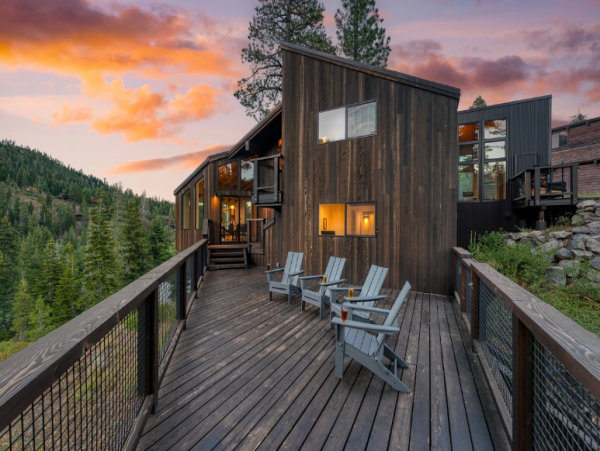Lake Tahoe Multi-Level Modern Vacation Rental Private Sauna