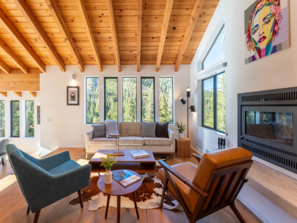 Lake Tahoe Multi-Level Modern Vacation Rental Private Sauna