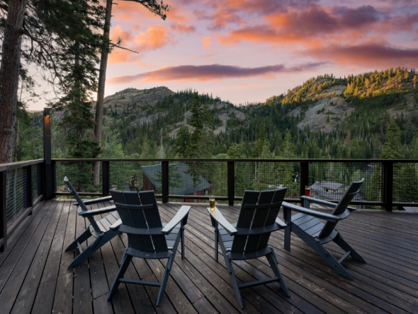 Lake Tahoe Multi-Level Modern Vacation Rental Private Sauna