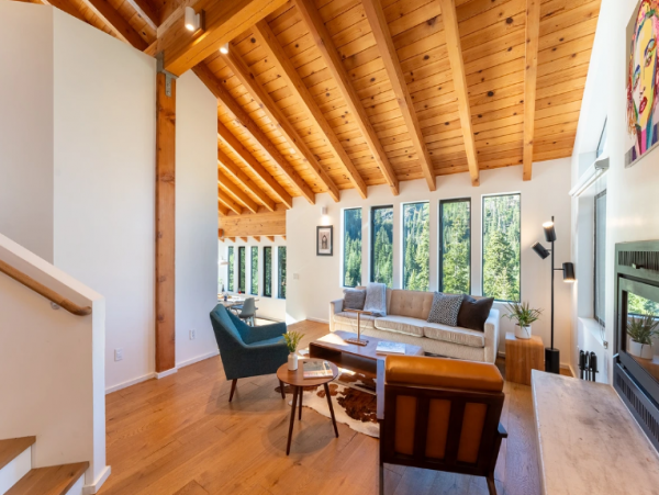 Lake Tahoe Multi-Level Modern Vacation Rental Private Sauna