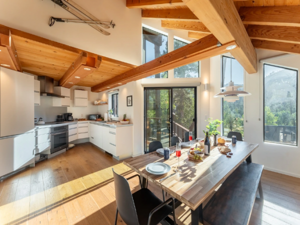 Lake Tahoe Multi-Level Modern Vacation Rental Private Sauna