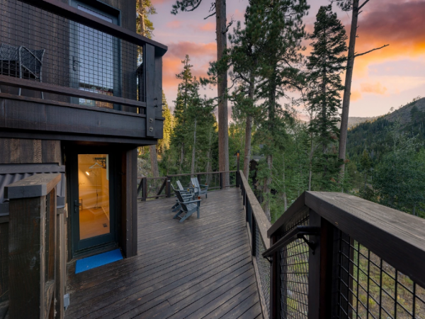 Lake Tahoe Multi-Level Modern Vacation Rental Private Sauna
